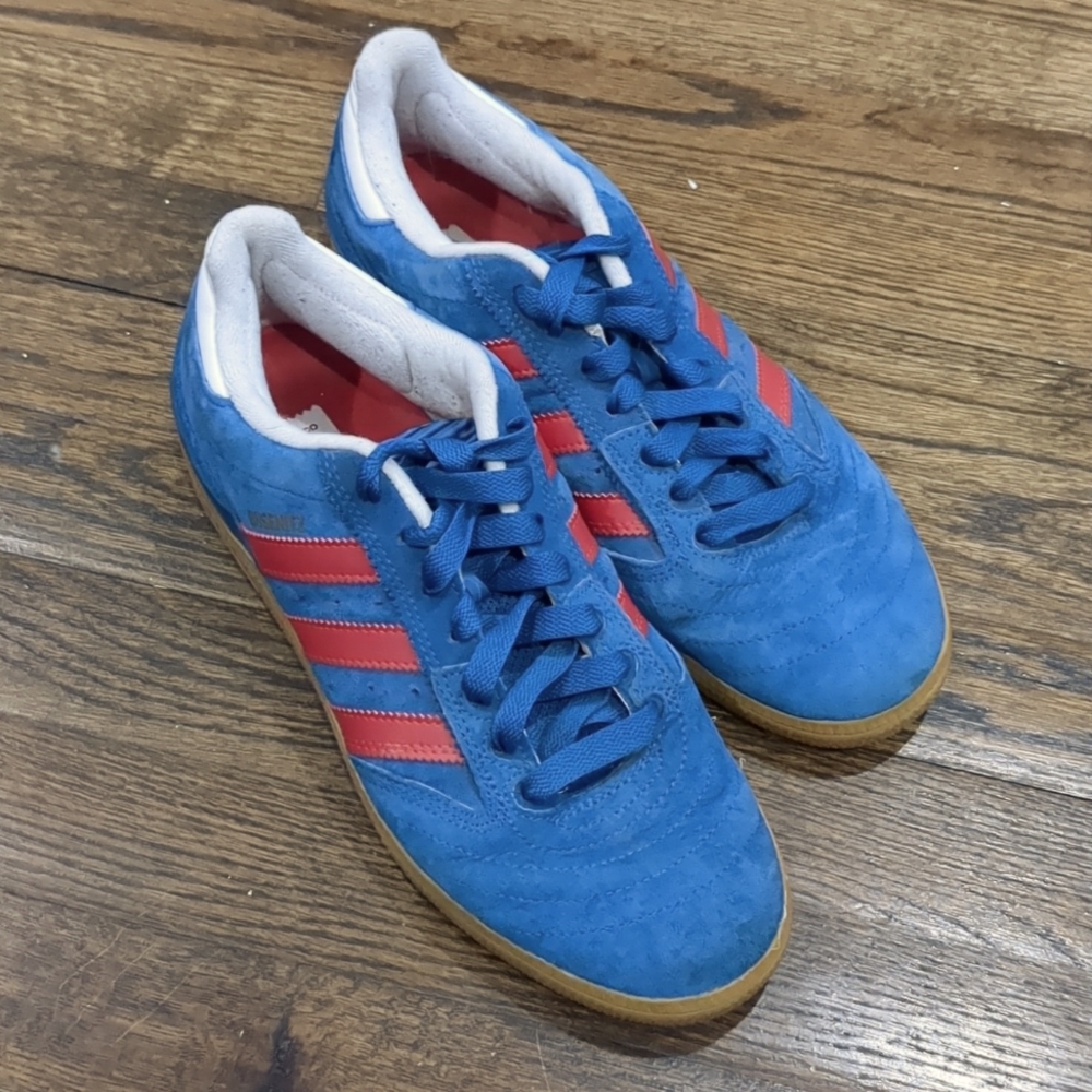 Adidas Samba blue and red suede men's 8.5 sneakers